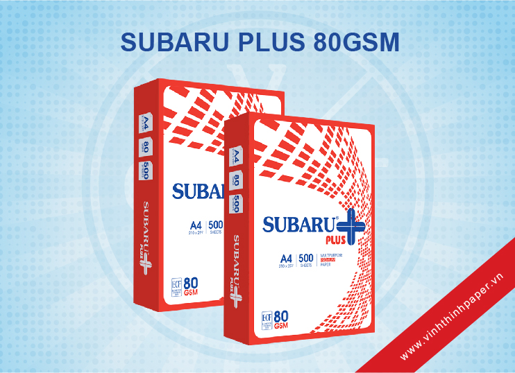 Subaru Plus 80gsm photocopy paper